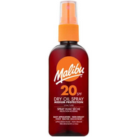 Malibu Dry Oil Spray SPF20 Olejek Brązujący Do Opalania 100ml