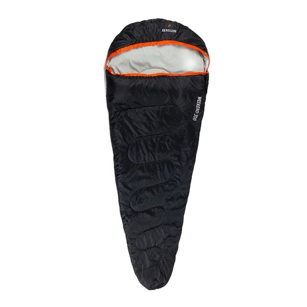 Śpiwór BERGSON Weekend 300 black 230 cm zdjęcie 1