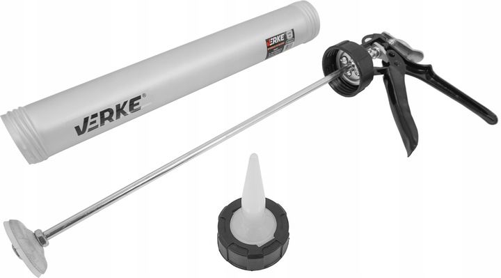 WYCISKACZ DO MAS SILIKONU TUBOWY AKRYLU KLEJU SMARU KLEJÓW NA TUBY 600ML zdjęcie 11