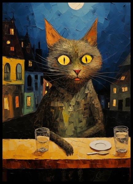 Plakat 50x70cm Nocny Obserwator zdjęcie 2