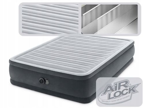Materac Dmuchany Dwuosobowy Łóżko z Pompką 230V Intex 64414ND MODEL 2024 na Arena.pl