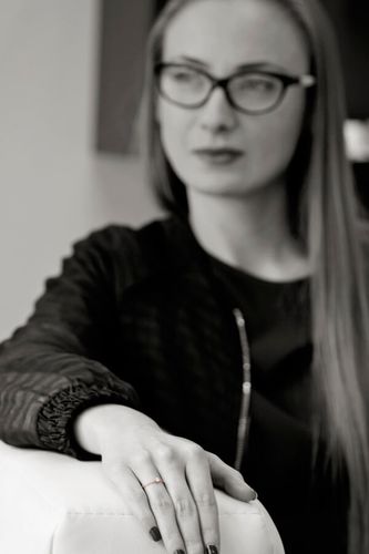 exclusive | pierścionek łańcuszkowy z brylantem 0,13ct w różowym złocie 750 na Arena.pl