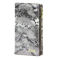 Skórzany damski portfel skóra węża z RFID Gregorio