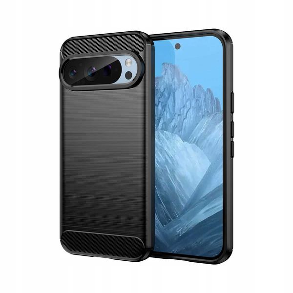 Spacecase Carbon Google Pixel 9/9 Pro Black zdjęcie 2