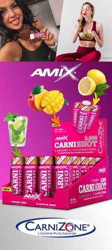 SPALACZ TŁUSZCZU KARNITYNA Mocna Formuła w płynie L carnitine 3000 SHOT X20 na Arena.pl