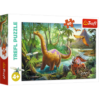 Puzzle - 60 - Wędrówka dinozaurów - Trefl 17319