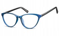ZERÓWKI okulary OPRAWKI Kocie oko Korekcyjne marki SUNOPTIC + GRATISY