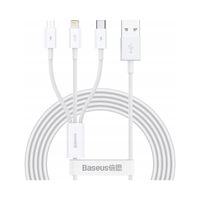 Kabel USB 3w1 BASEUS USB micro USB Lightning 1.2m