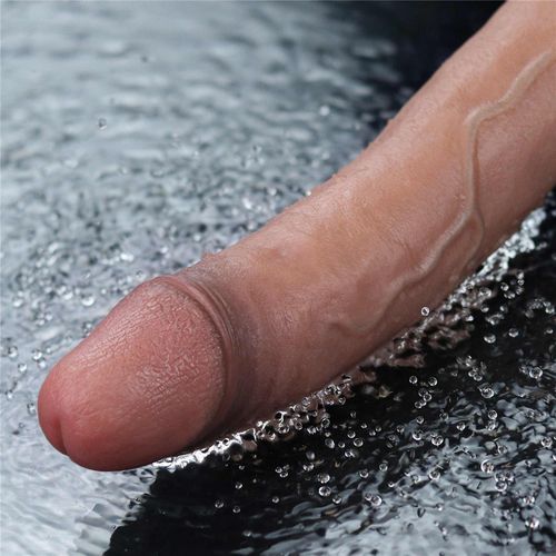 11" REAL SOFTEE Rechargeable Silicone Vibrating Dildo (H) na Arena.pl