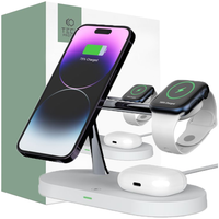 TECH-PROTECT A12 3IN1 MAGNETIC MAGSAFE WIRELESS CHARGER WHITE