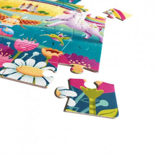 Puzzle Edukacyjne Maxi 2W1 Jednorożce, Rk1080-03 na Arena.pl