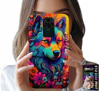 ETUI DO XIAOMI NOTE 9 - KOLOROWE WZORY, WILK WATAHA SWORA CASE