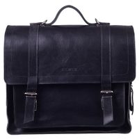 Torba skórzana na ramię KEMER 888 Czarna