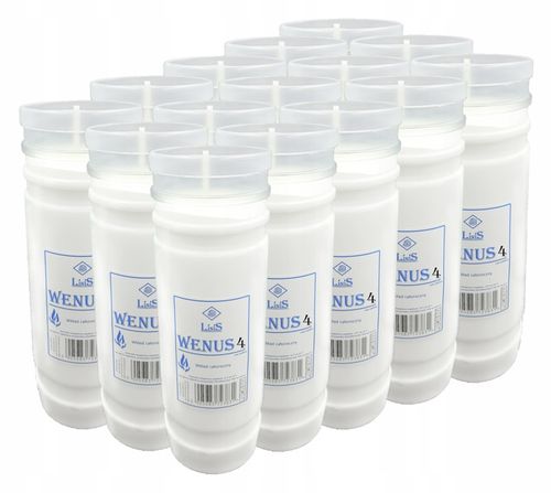 Rewelacyjne wkłady do zniczy Parafinowe Lato Wenus 4 Linis 4dni 20szt. na Arena.pl