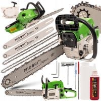 PIŁA SPALINOWA PILARKA DO DREWNA ŁAŃCUCHOWA 6.2KM +2 PROWAD +OLEJ +2x