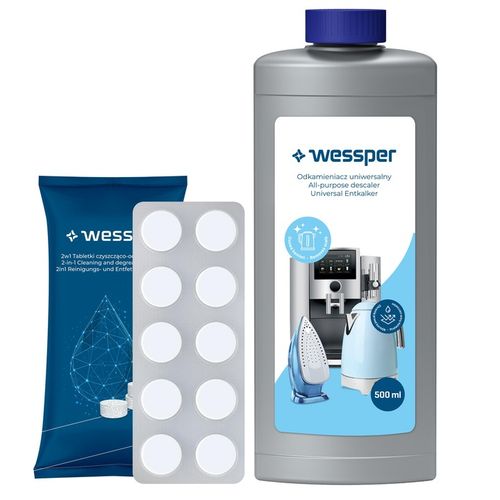 Odkamieniacz Wessper 500ml do ekspresu do kawy + tabletki odtłuszczające na Arena.pl