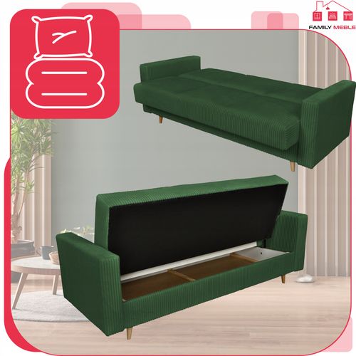 Zestaw mebli wypoczynkowy Rene wersalka kanapa fotele Bonell Family Meble na Arena.pl