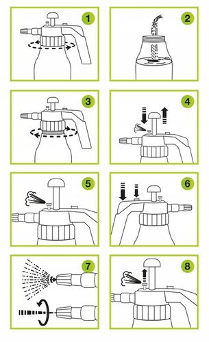 OPRYSKIWACZ CIŚNIENIOWY NO PEST GARDENBLAST PRECISION 1L Z REGULOWANĄ na Arena.pl