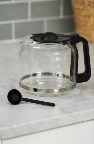 EKSPRES DO KAWY PRZELEWOWY KOMPAKTOWY QUIGG CZARNY 1,5L 900W + TIMER na Arena.pl