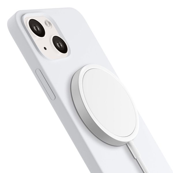 Apple iPhone 14 Plus - 3mk Hardy Silicone MagCase White zdjęcie 6