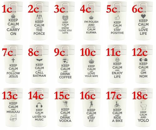 Kubek termiczny 300 ml prezent dla przyjaciółki TERMOS bidon +TWÓJ GRAWER na Arena.pl