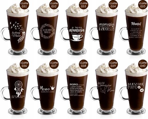 Szklanka latte z grawerem PREZENT dla faceta męża na Arena.pl