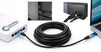 Kabel Internetowy Patchcord Legato S/FTP 6a UTP RJ45 40 m czarny LT116-40
