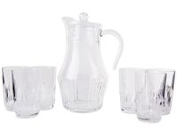 ZESTAW DZBANEK SZKLANY + SZKLANKI ARCOPAL ORIENT 7 EL