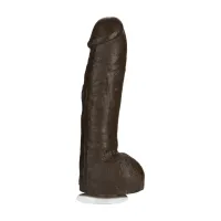doc johnson bam model realistyczny czarny 34 cm sil-a-gel