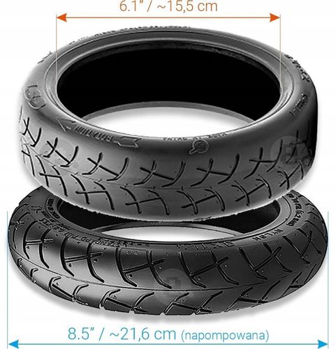 Opona do Xiaomi MiJia M365 (8 1/2 x 2|8.5x2|8,5'') na Arena.pl