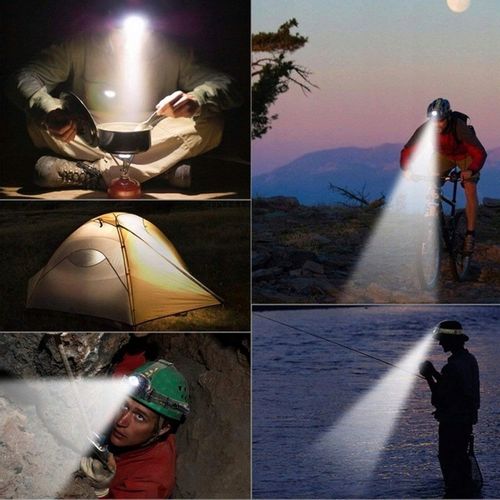 LATARKA CZOŁOWA CZOŁÓWKA LAMPKA LED Zoom 3 TRYBY na Arena.pl