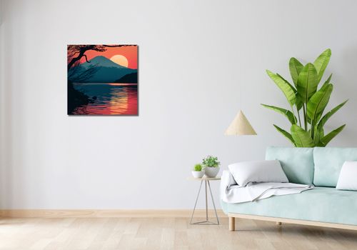 Obraz 60x60cm Góra Wieczorem na Arena.pl