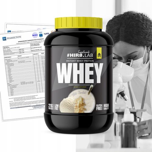 Białko koncentrat serwatkowe WPC 2000 g Instant Whey BIAŁA CZEKOLADA hiro na Arena.pl