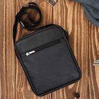 saszetka męska skórzana na ramię klasyczna czarna miejska abruzzo abr-48