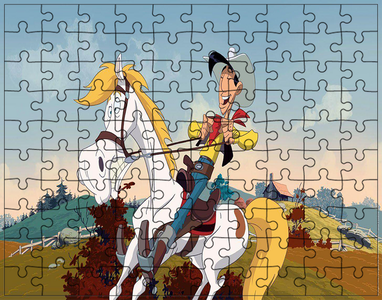 Puzzle Lucky Luke zdjęcie 1