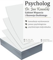 Ulotki A4 100 szt reklamowe firmowe duży wybór wzorów PSYCHOLOG