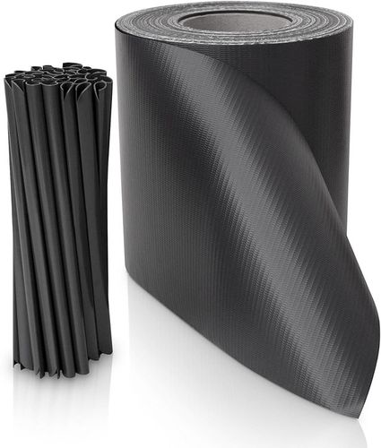 TAŚMA OGRODZENIOWA NA PŁOT OGRODZENIE OSŁONA PANEL 19cmx35m 24 KLIPSY na Arena.pl