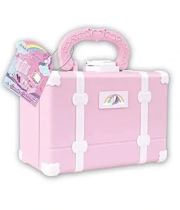 KUFEREK KOSMETYKÓW PAZNOKCI MAKIJAŻ MAKEUP ZESTAW DLA DZIEWCZYNKI PREZENT na Arena.pl