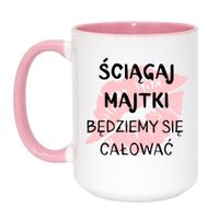 Duży Biało-Różowy 450 ml