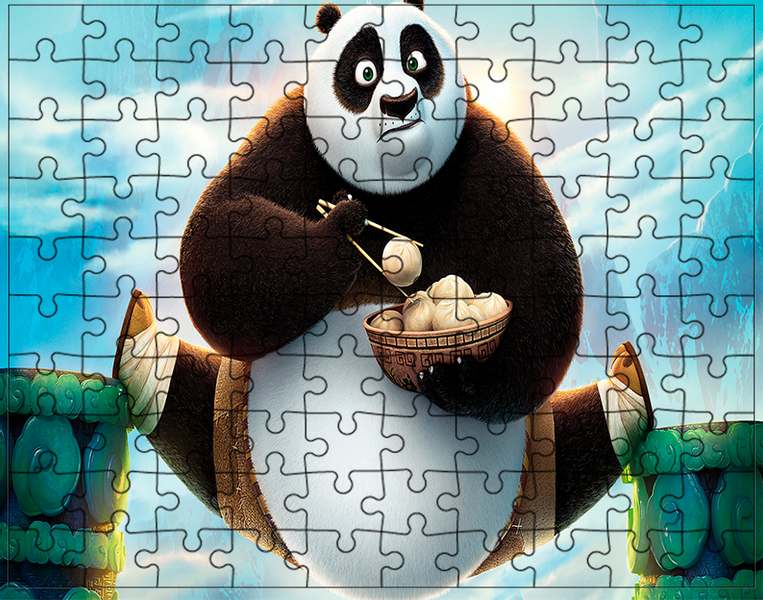 Puzzle Kung Fu Panda zdjęcie 1