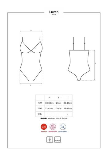 Zmysłowe Body - Obsessive Luvae L/XL na Arena.pl