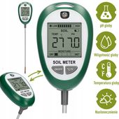 KWASOMIERZ GLEBY Tester podłoża Ph ziemi 4w1 MIERNIK temperatura
