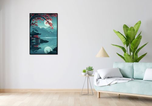 Plakat 61x90,5cm Japoński Pawilon na Arena.pl