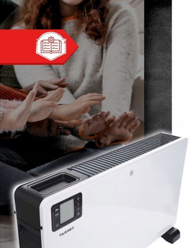 Grzejnik Konwektorowy Turbo Pilot Timer LCD Bardzo Mocny 2300W na Arena.pl