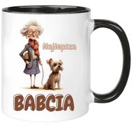 KUBEK Z NADRUKIEM ŚMIESZNY PREZENT DZIEŃ BABCI URODZINY IMIENINY BABCIA