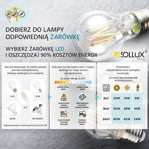 Lampa wisząca LUVO 2 na Arena.pl