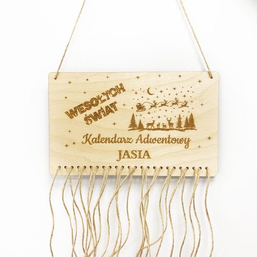 KALENDARZ ADWENTOWY z grawerem dla dziecka  BAZA  09 na Arena.pl