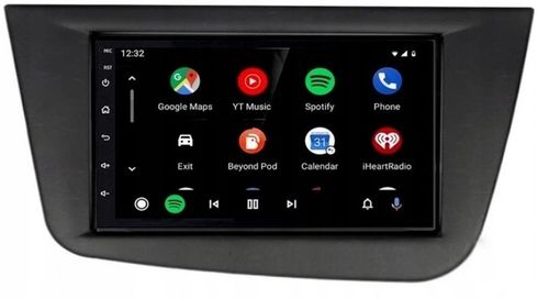 RADIO 2 DIN ANDROID AUTO CARPLAY RDS USB AUX SEAT LEON 2004-2012 na Arena.pl