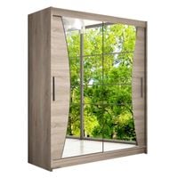 Szafa przesuwna WESTA IX z lustrem 150 - TRUFLA