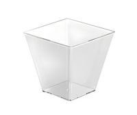 Pucharki do deserów pojemniki na monoporcje piramidki 200ml - 50 szt.